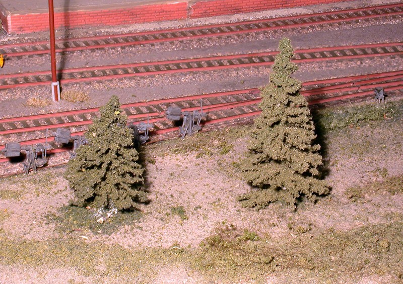 Bäume eines tschechischen Modellbahnfreundes