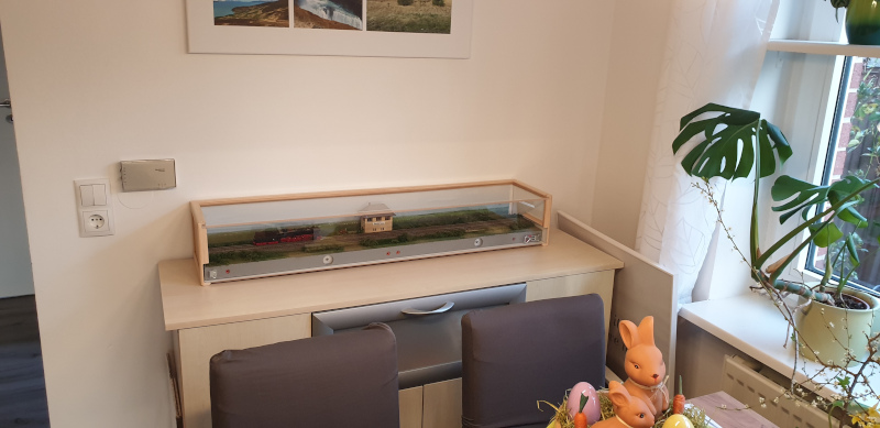 die fertige Modulbox mit Modul als Dioramabox